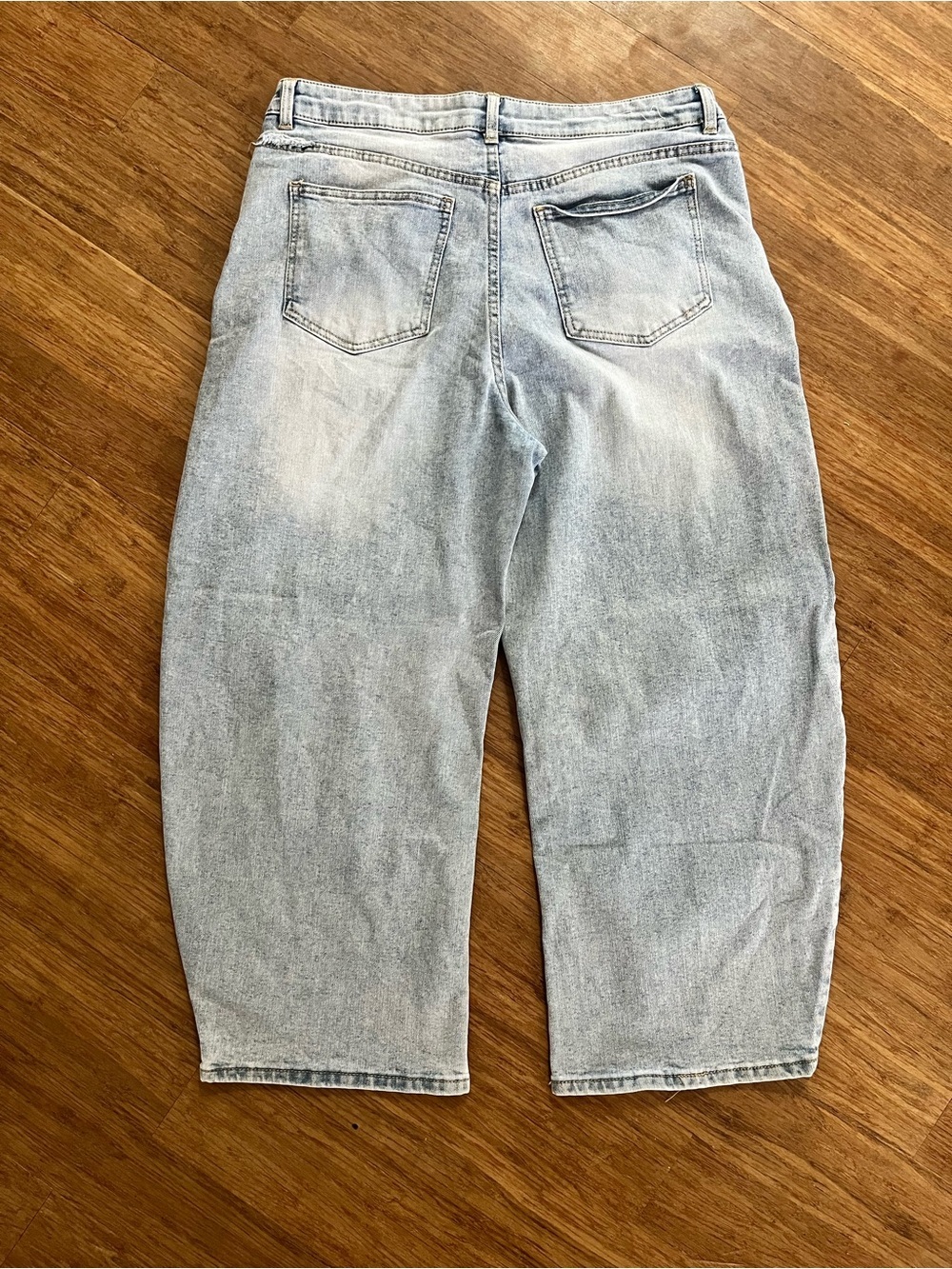 Blue Spice Mid Rise Barrel Leg Jeans, Sz 13 - Picture 6 of 7